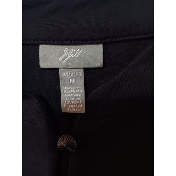 J.Jill Stretch Dressy Jacket Cardigan Blazer M Career Event Evening Comfort Trip - Picture 7 of 11